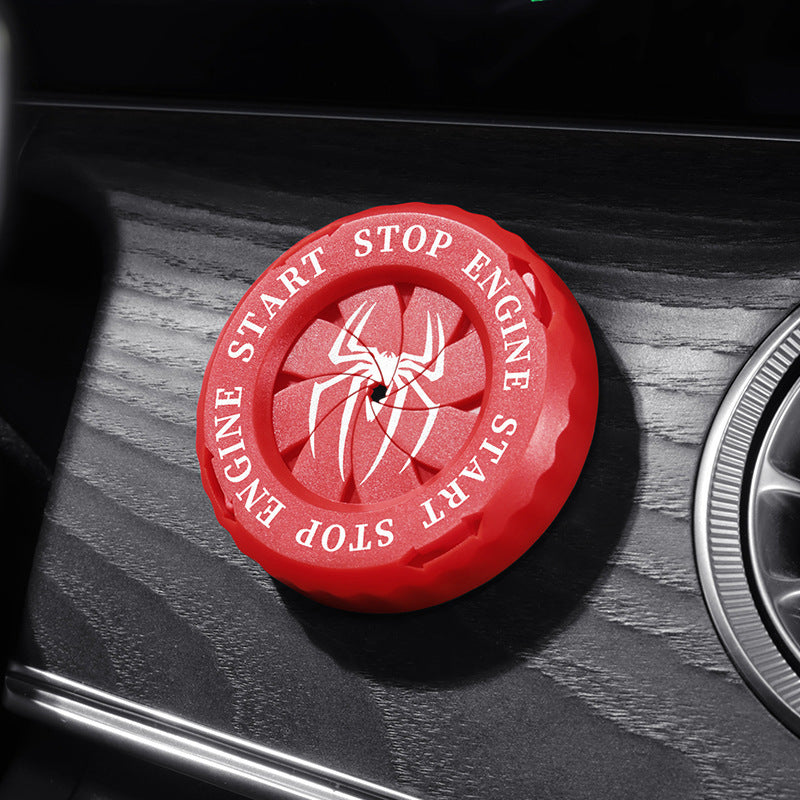 Car And Bike Spider Start Button Cover