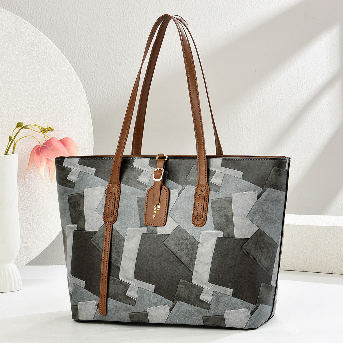 Graceful Arc Shoulder Bag