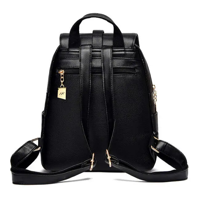 Leather Leisure Travel Backpack
