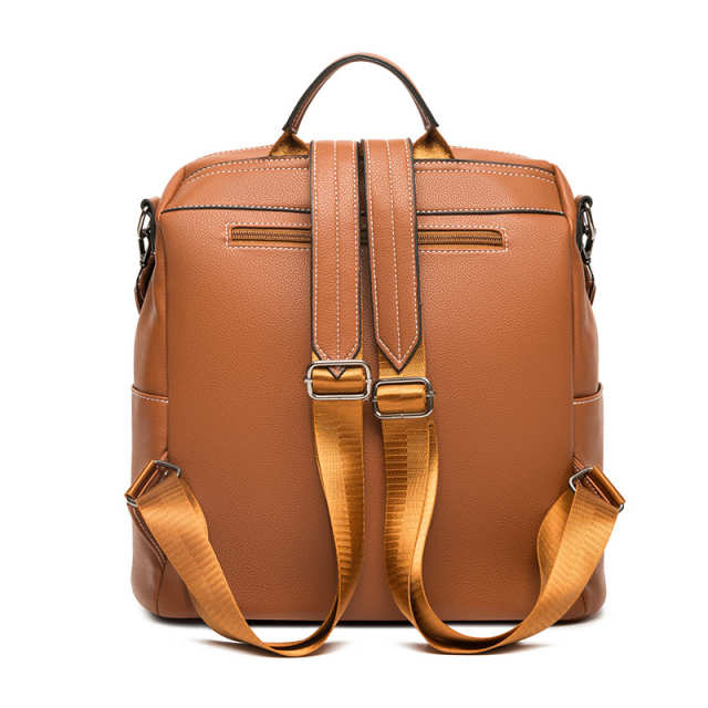 Stylish Splice Design Large Capacity Backpack