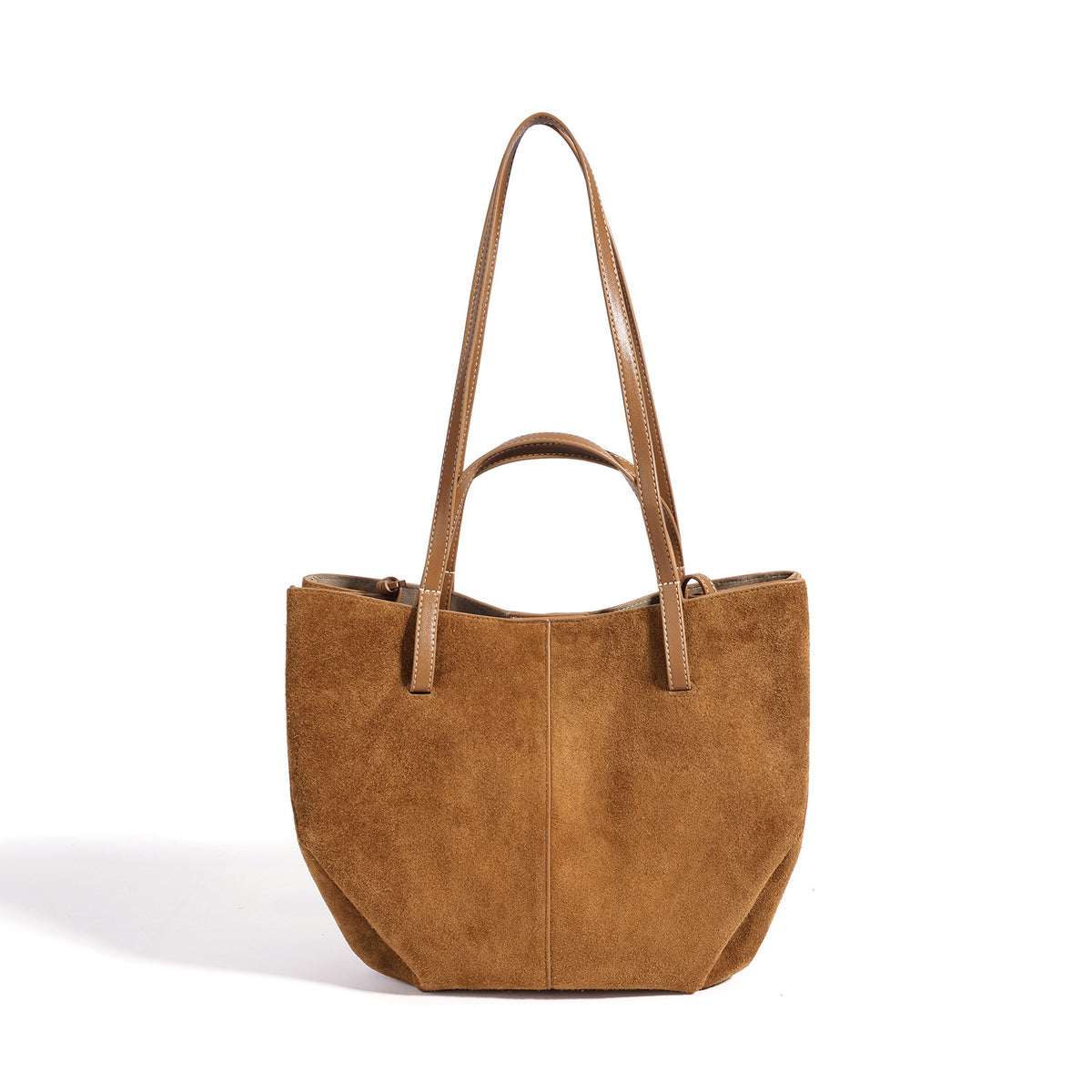 Frosted Suede French Handbag