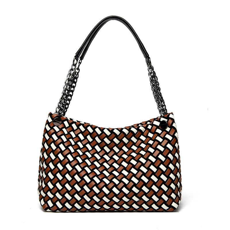 Retro Woven One Shoulder Bag