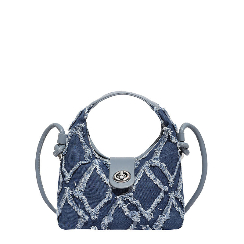 Sweet Denim Dumpling Handbag