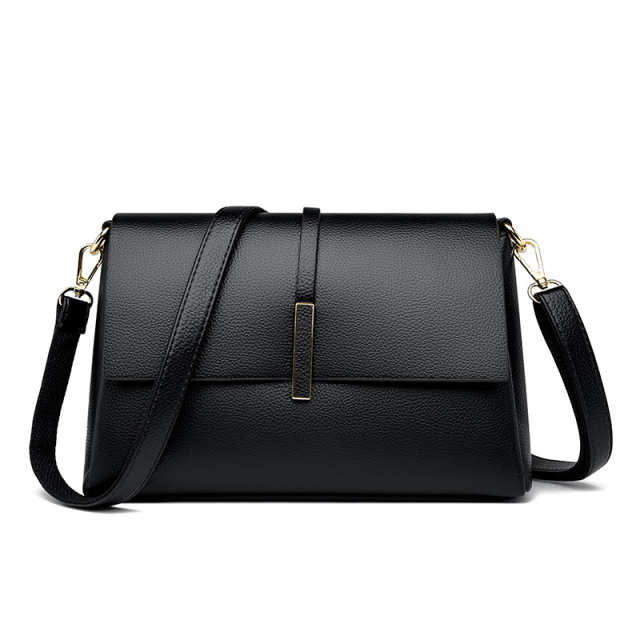 Noir Edge Luxe Crossbody Bag