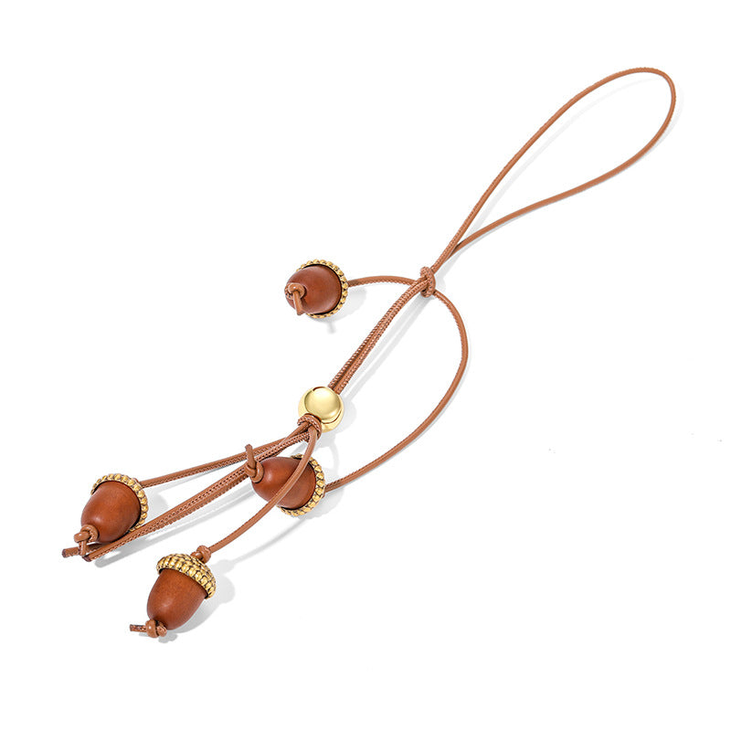 Autumn Hazelnut Luxe Bag Charm