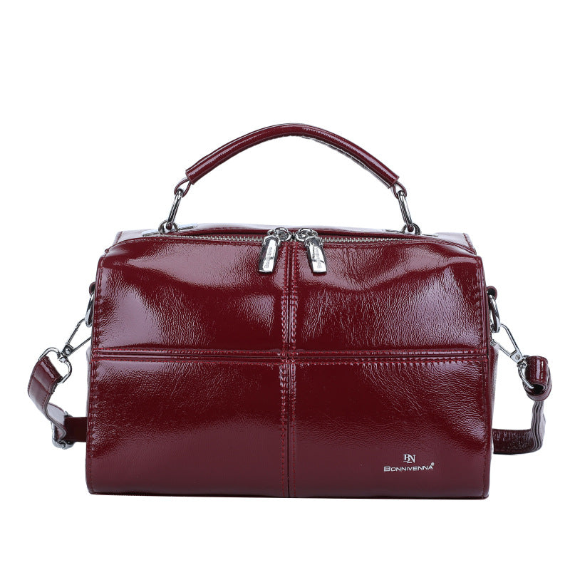 Aura Luxe Oiled Leather Handbag