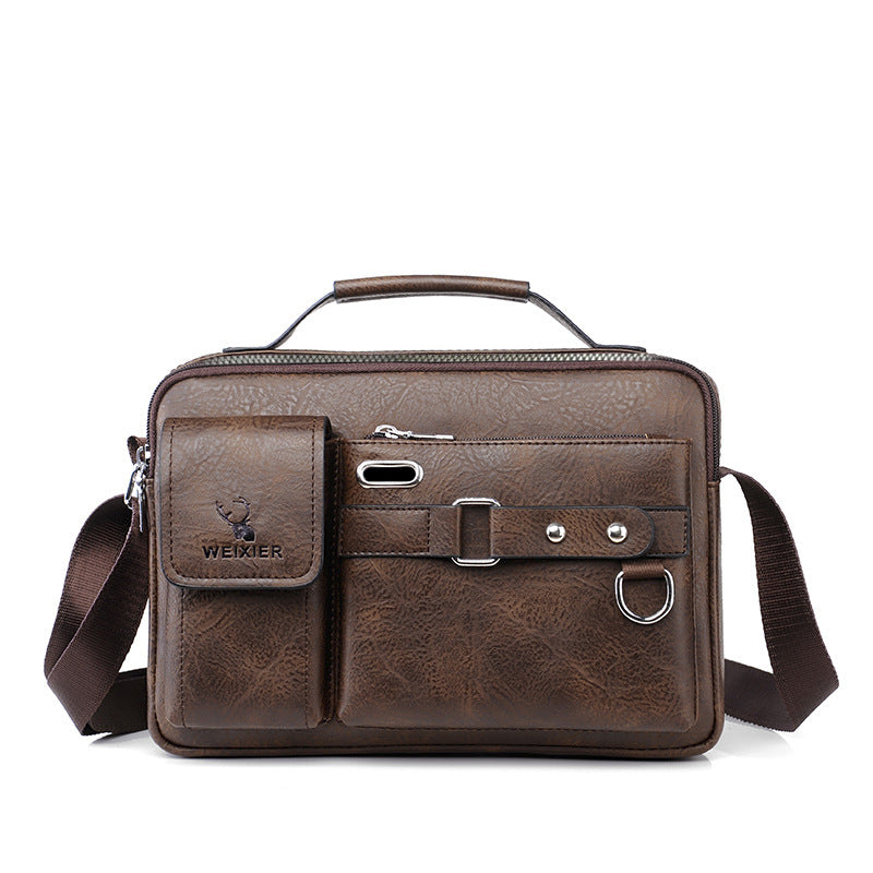 PU Leather Business Messenger Bag