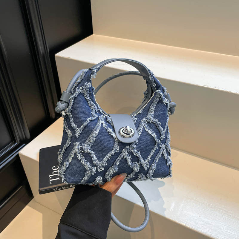 Sweet Denim Dumpling Handbag