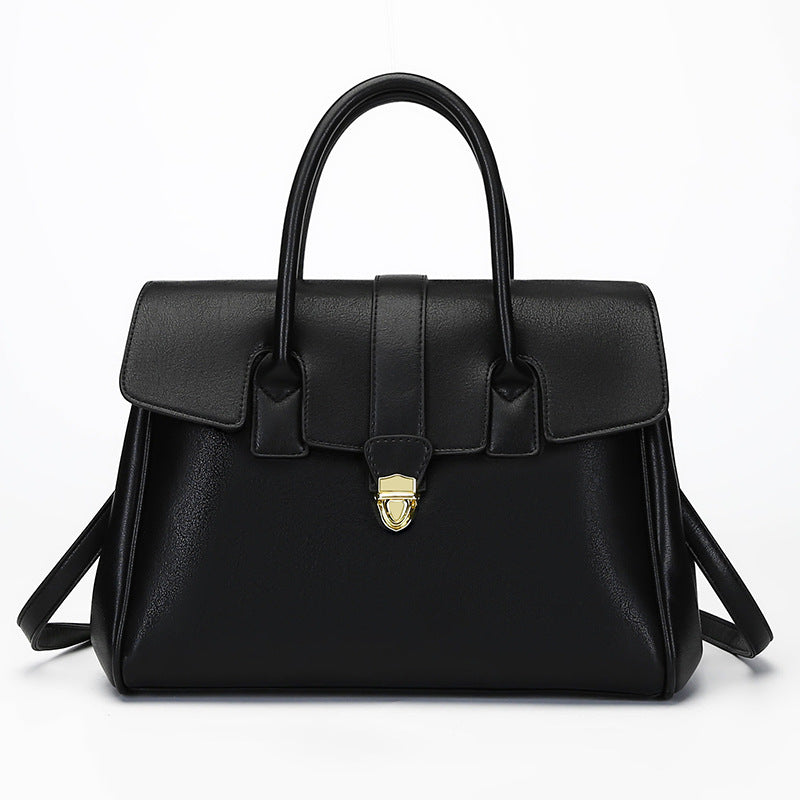 Retro Leather Large Capacity Handbag