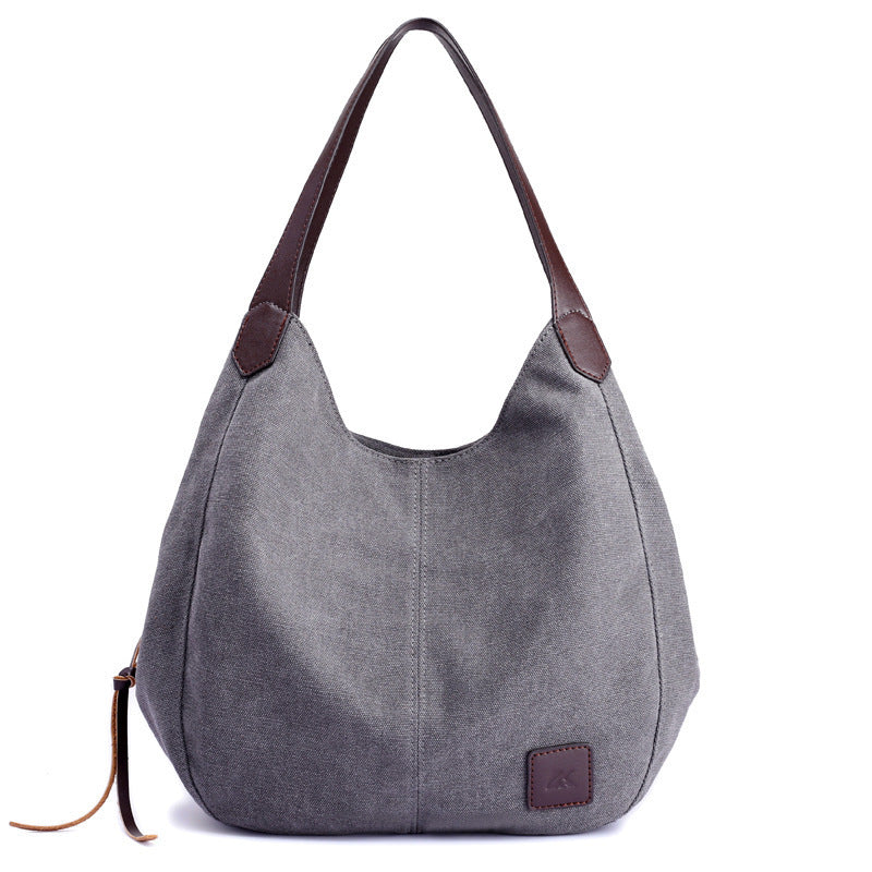 Willow Canvas Organizer Shoulder Bag