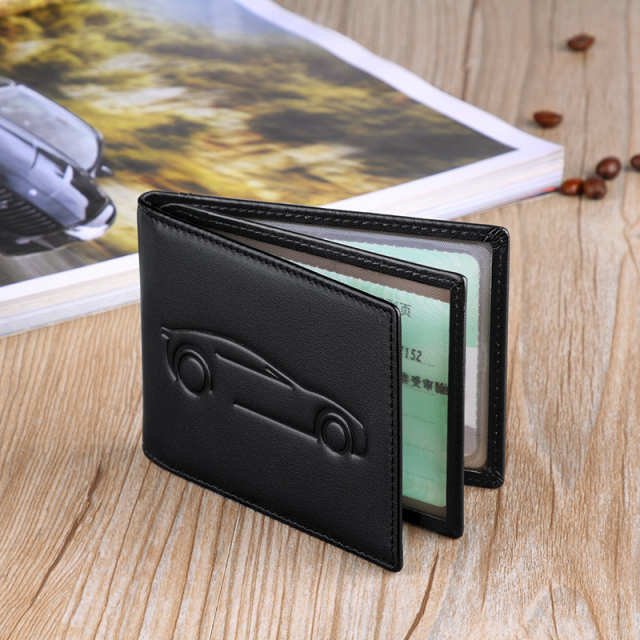 Genuine Leather Slim Card Holder Wallet