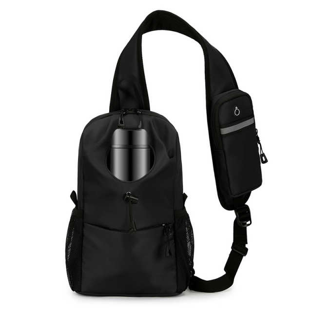 Ultra Light Nylon Crossbody Bottle Bag