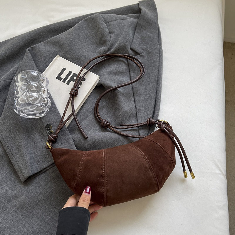 Croissant Chic Crossbody Bag