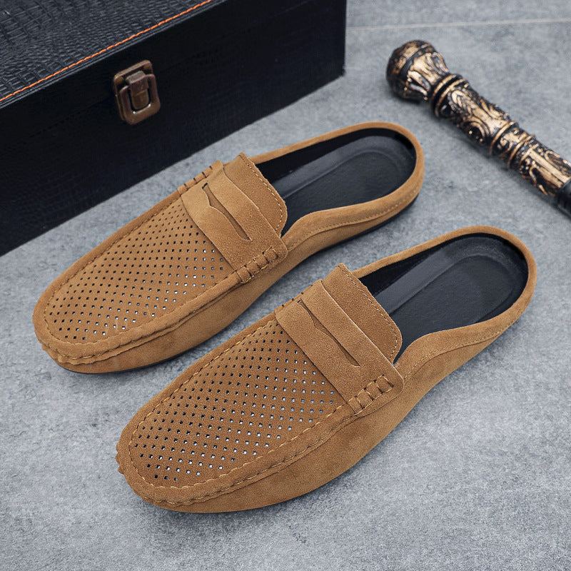 Air Slide Backless Breathable Loafers