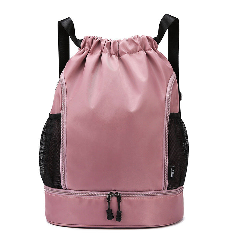 Waterproof Oxford Sports Backpack with Dry-Wet Separation