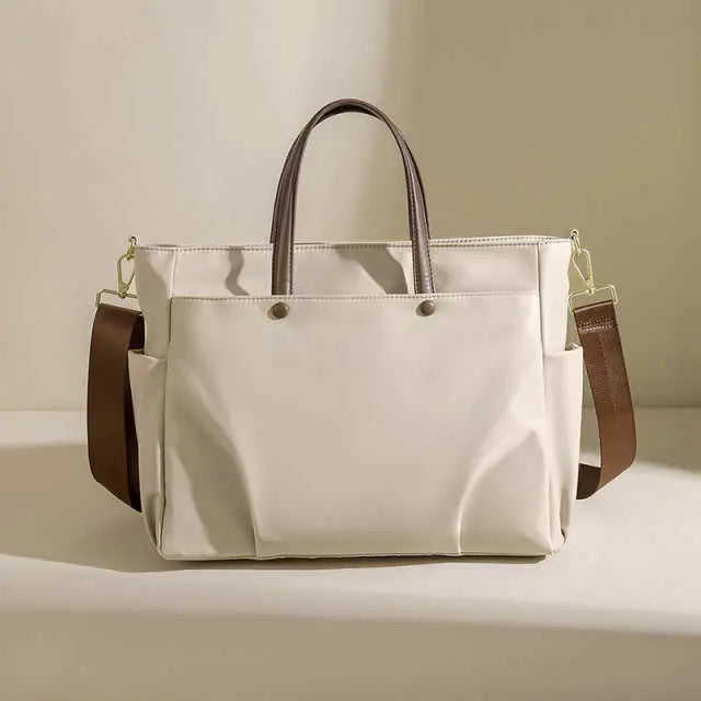 Oxford Cloth Women's Shoulder Tote