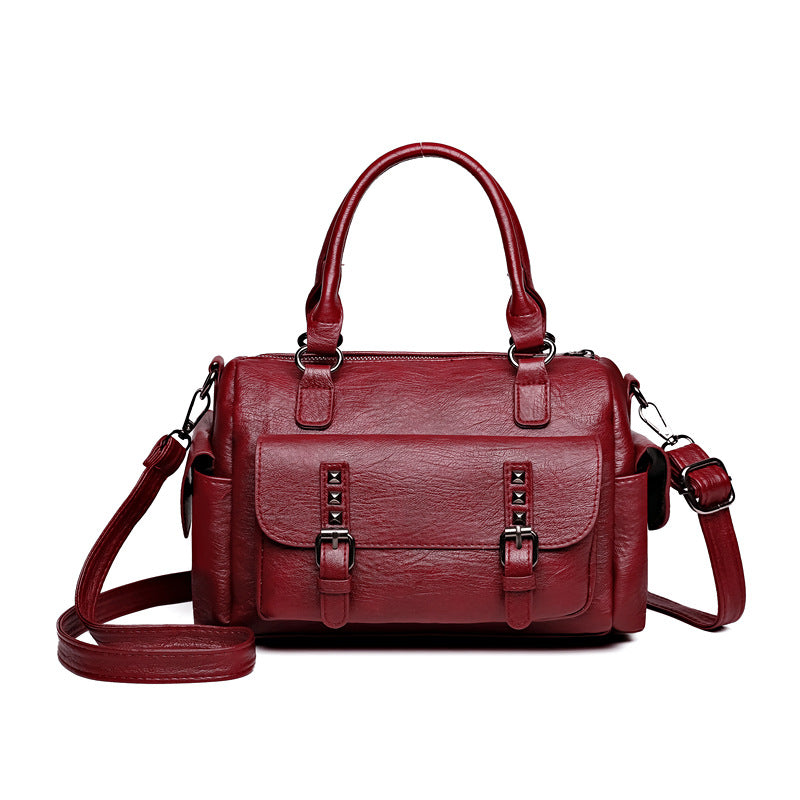 Retro Large Capacity Shoulder Crossbody Bag
