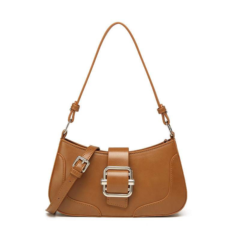 Textured Retro  Underarm Shoulder Bag