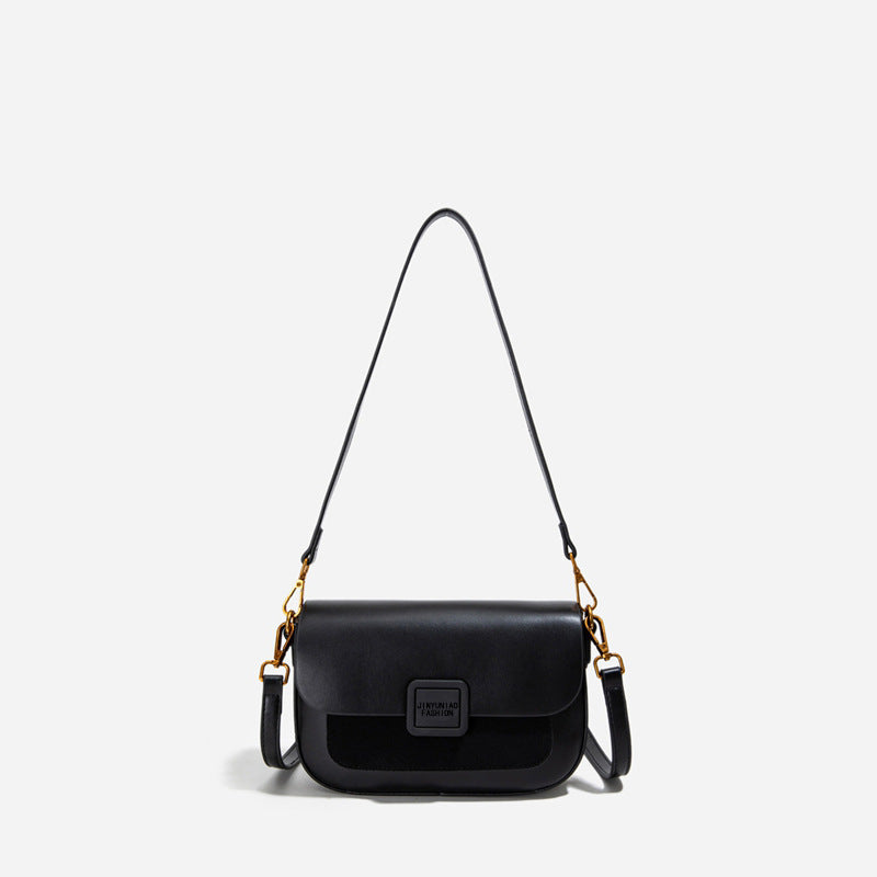 Vintage Library Saddle Crossbody Bag