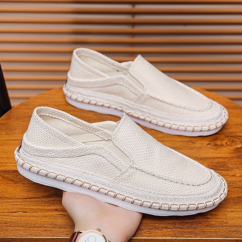 Men’s Linen Breathable Fisherman Loafers