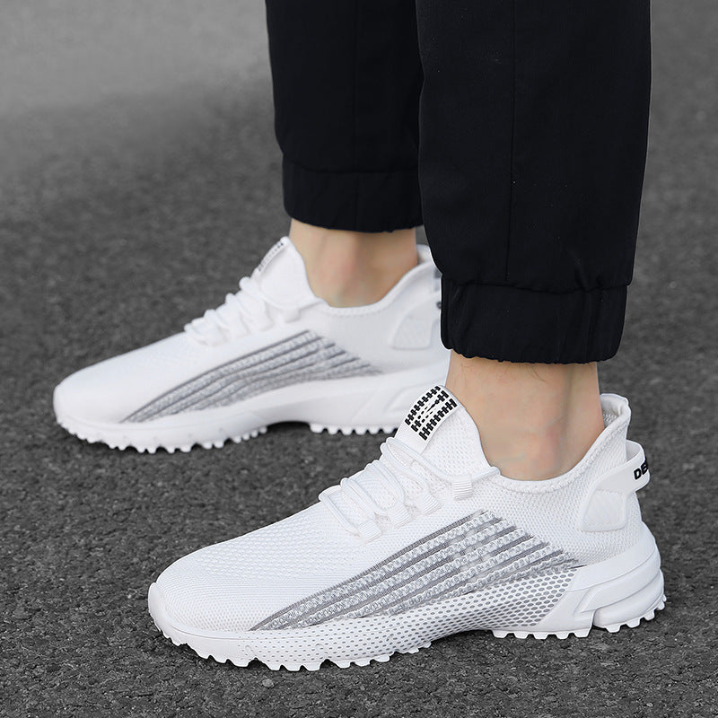 Men’s Fly Knit Marathon Jogging Runner Shoes