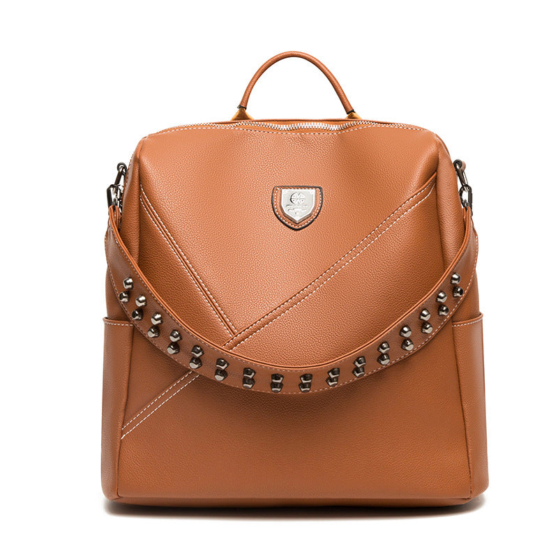Stylish Splice Design Large Capacity Backpack