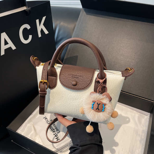 Color Block Dumpling Handbag