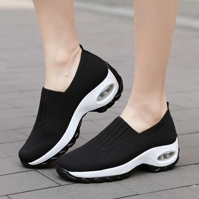 Breathable Slip-On Mesh Walking Casual Shoes
