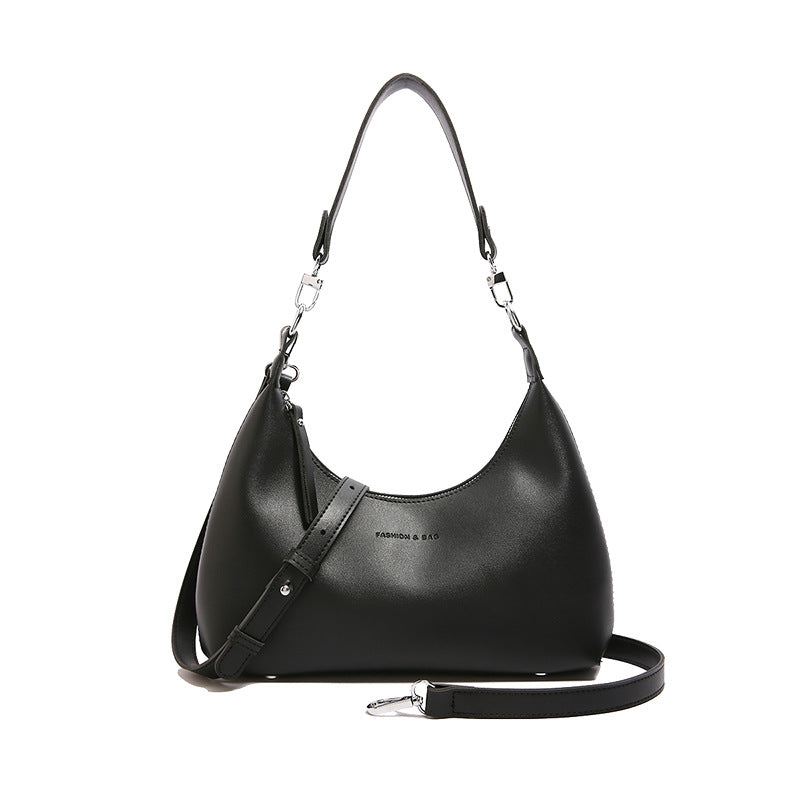 French Style Crescent Shoulder Bag