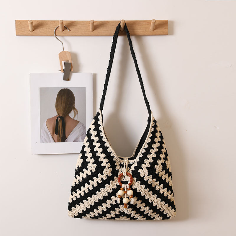 Boho Weave Shoulder Bag