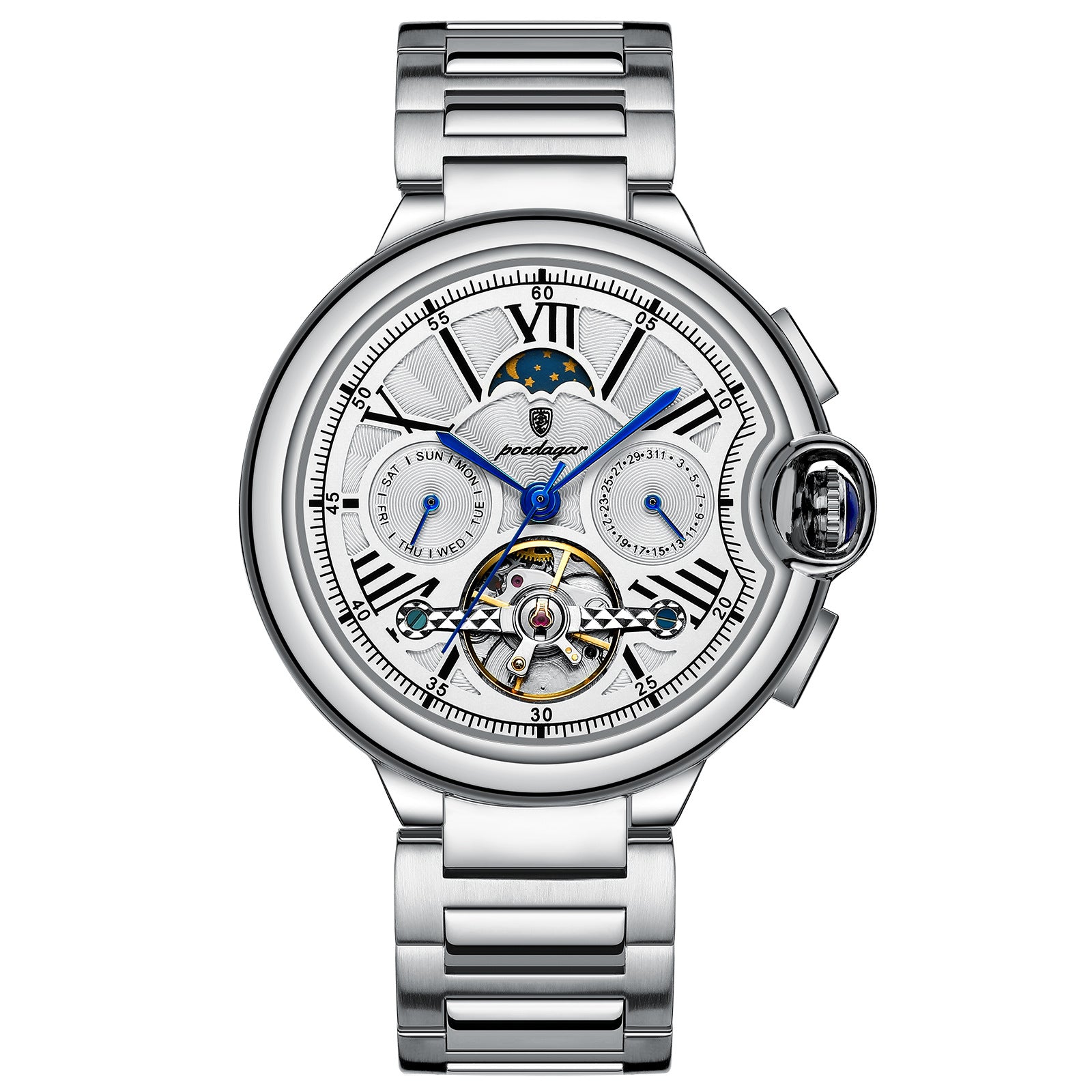 Titan Edge Men’s Mechanical Multifunction Watch