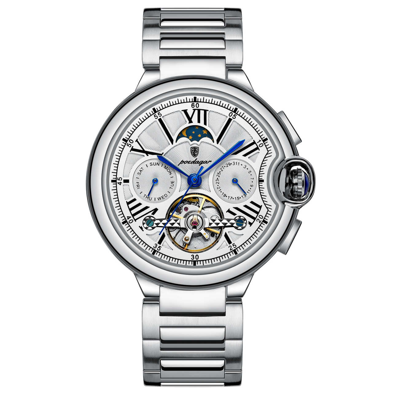 Titan Edge Men’s Mechanical Multifunction Watch