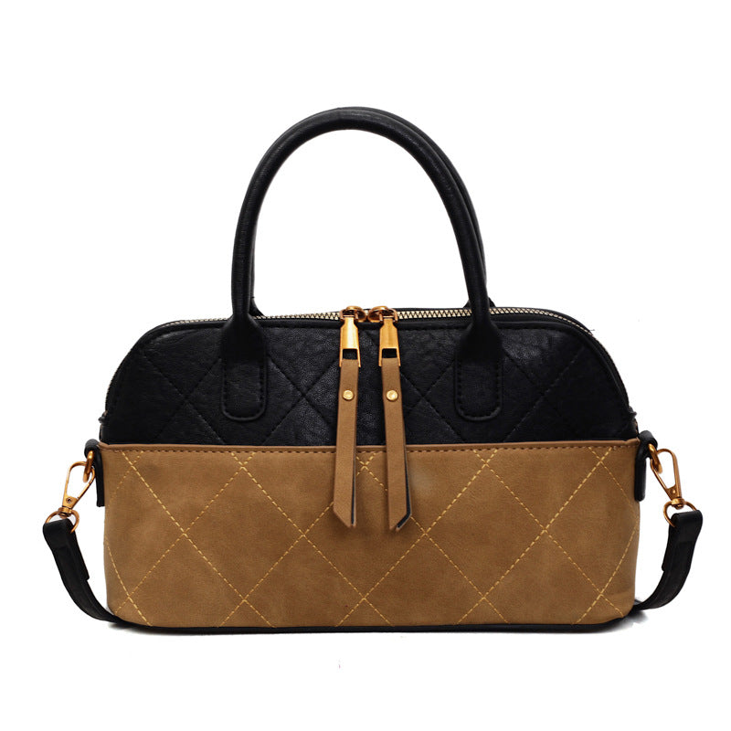 Retro Textured Underarm Handbag