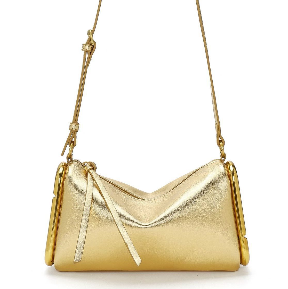 Soft Leather Tassel Shoulder Bag