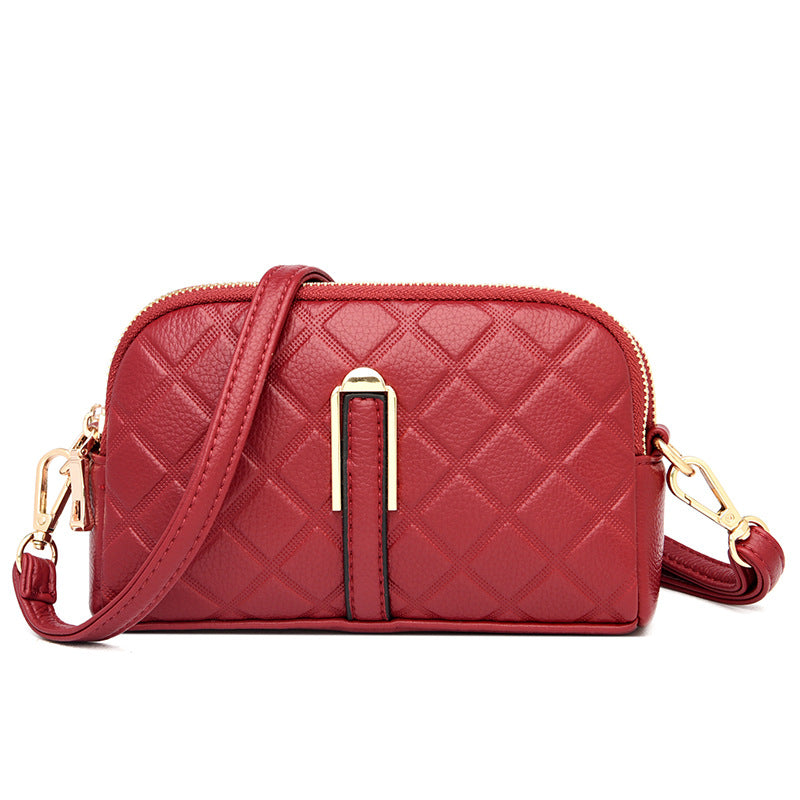 Signature Quilted Designer Crossbody Bag