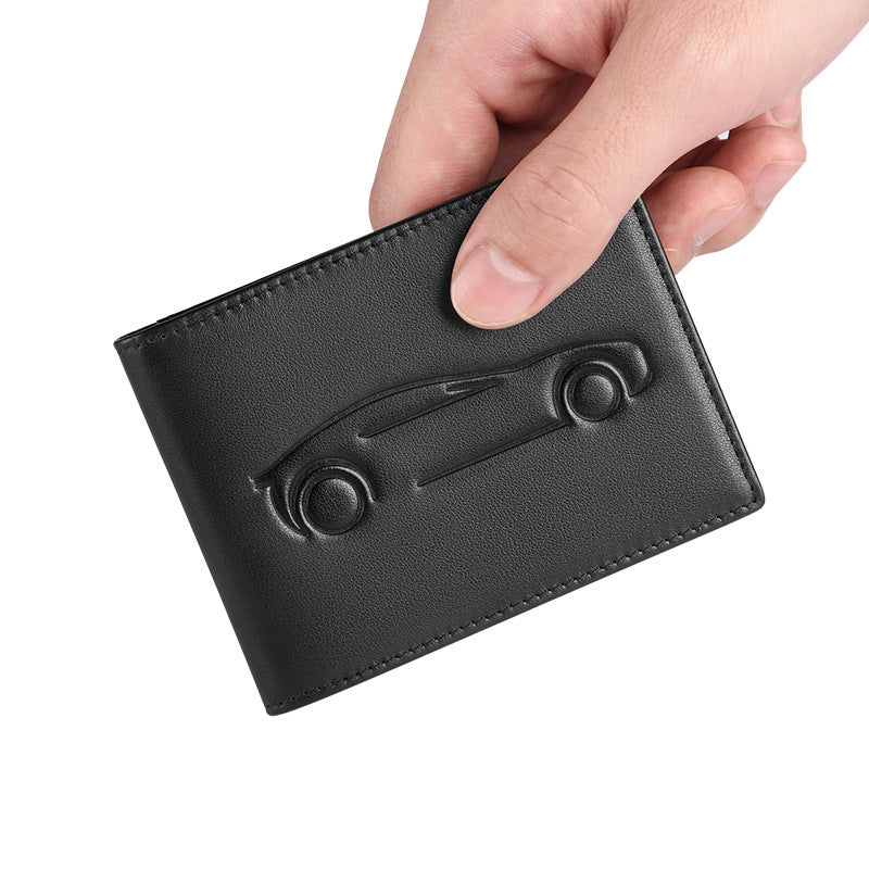 Genuine Leather Slim Card Holder Wallet
