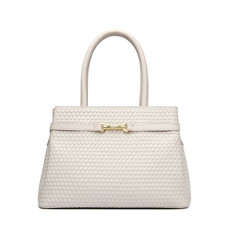 Woven Pattern Large Capacity Women’s Handbag