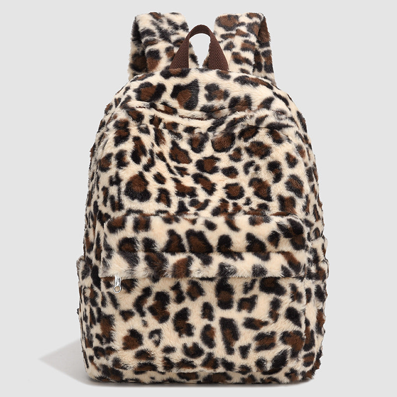 Retro Plaid Casual Backpack