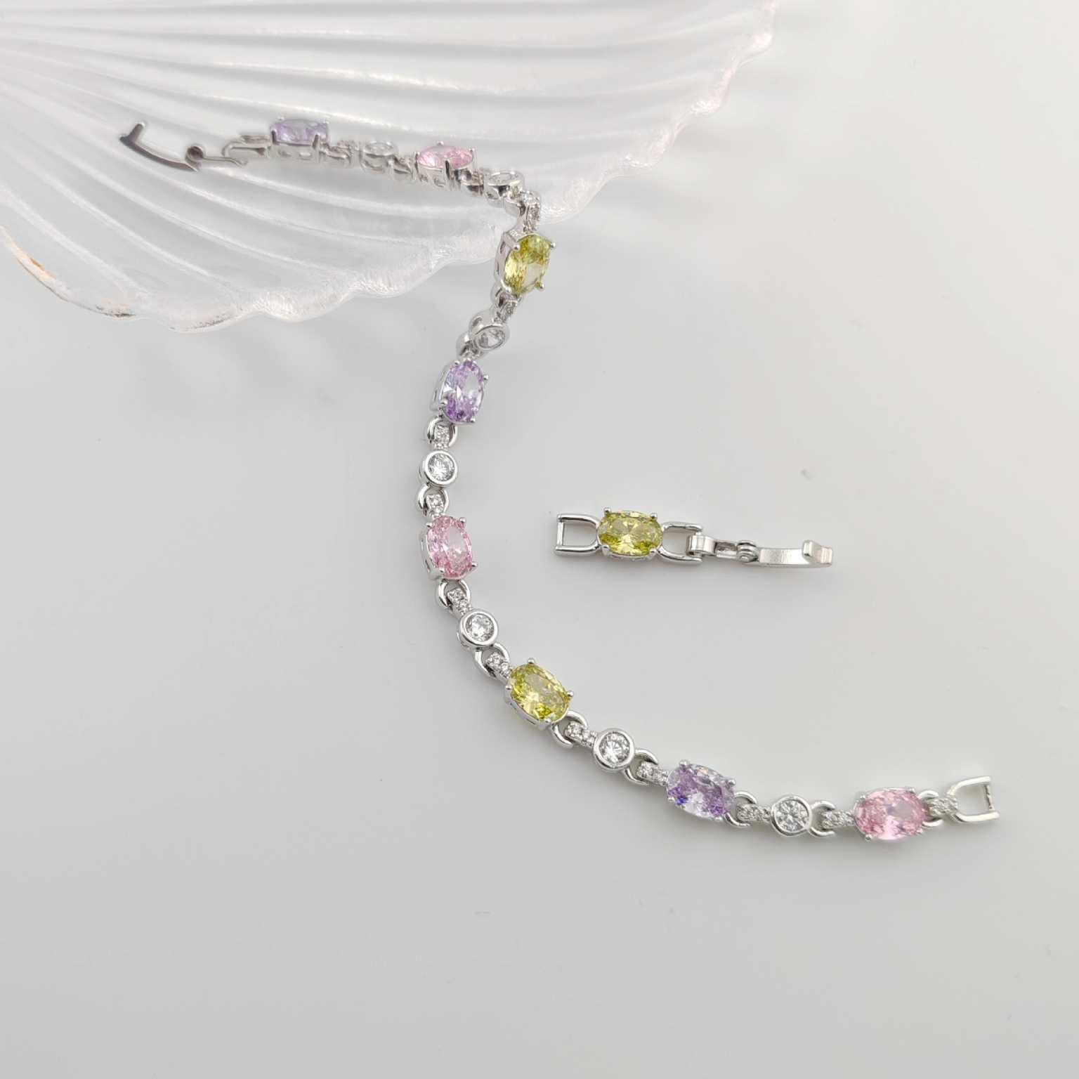 Elegant Gemstone Zircon Bracelet