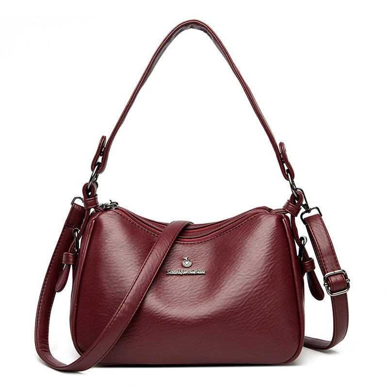 Versatile Genuine  Shoulder Bag for Women