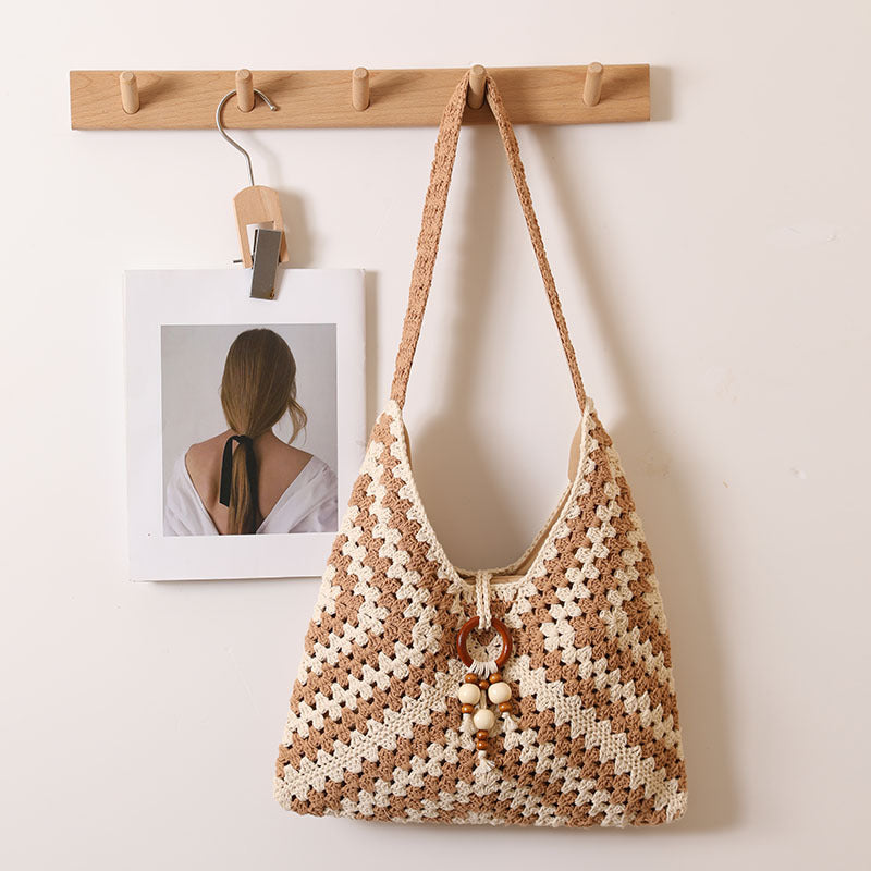 Boho Weave Shoulder Bag