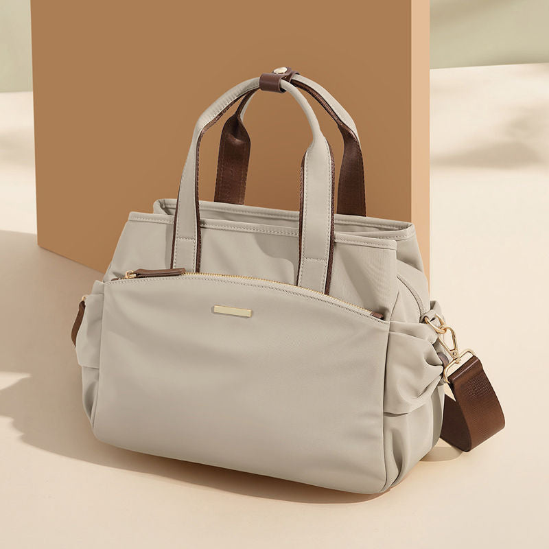 Pleated Large Capacity Commuter Handbag