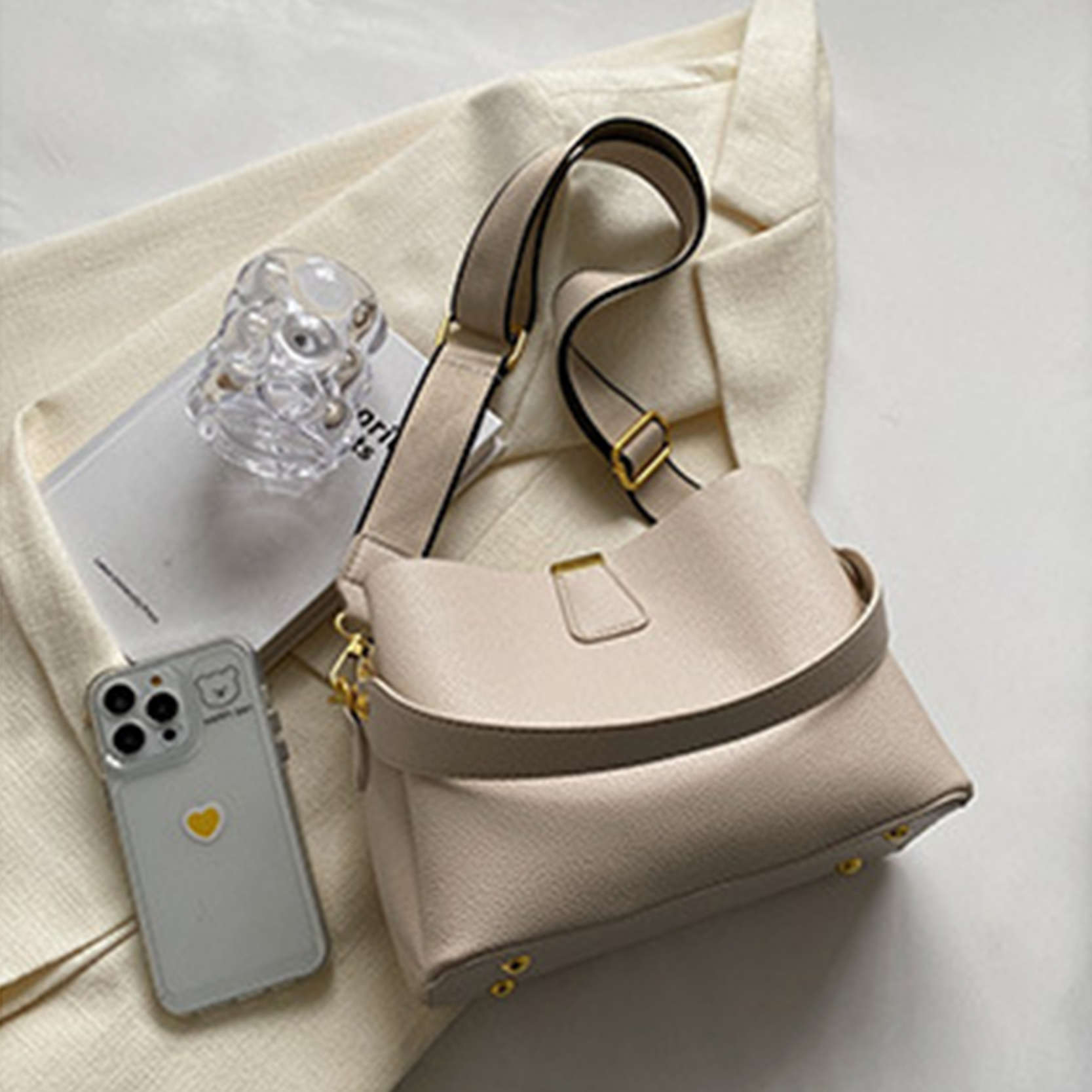 Stylish Summer  Crossbody Bucket Shoulder Bag