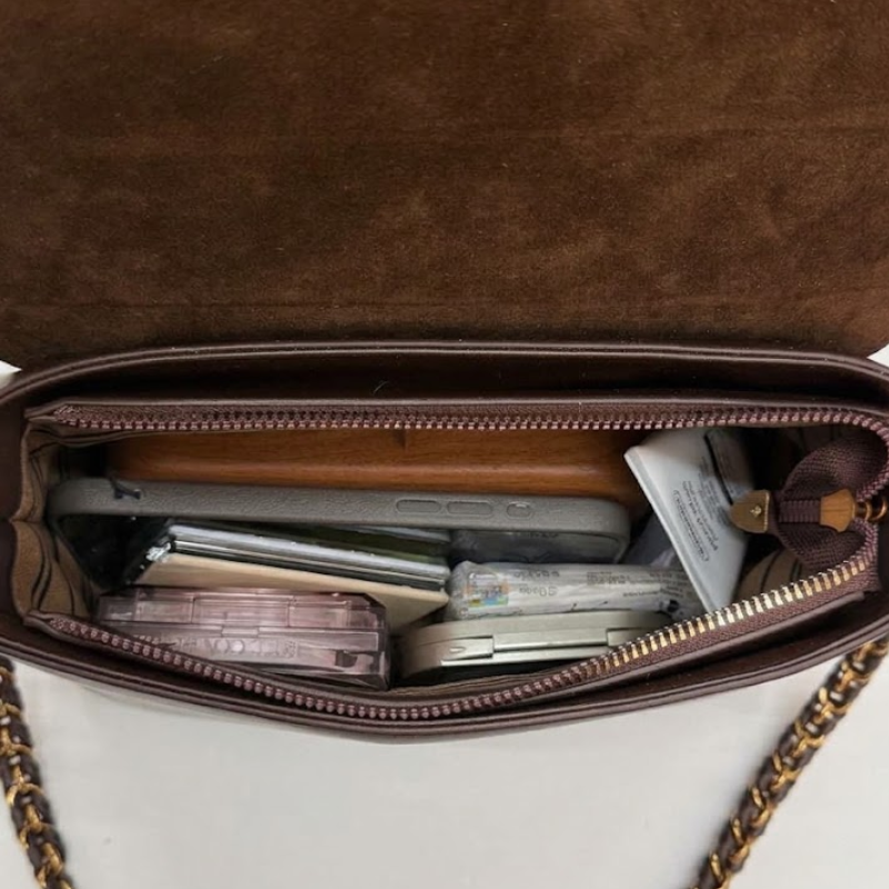 Chain Silhouette Women’s Square Shoulder Bag