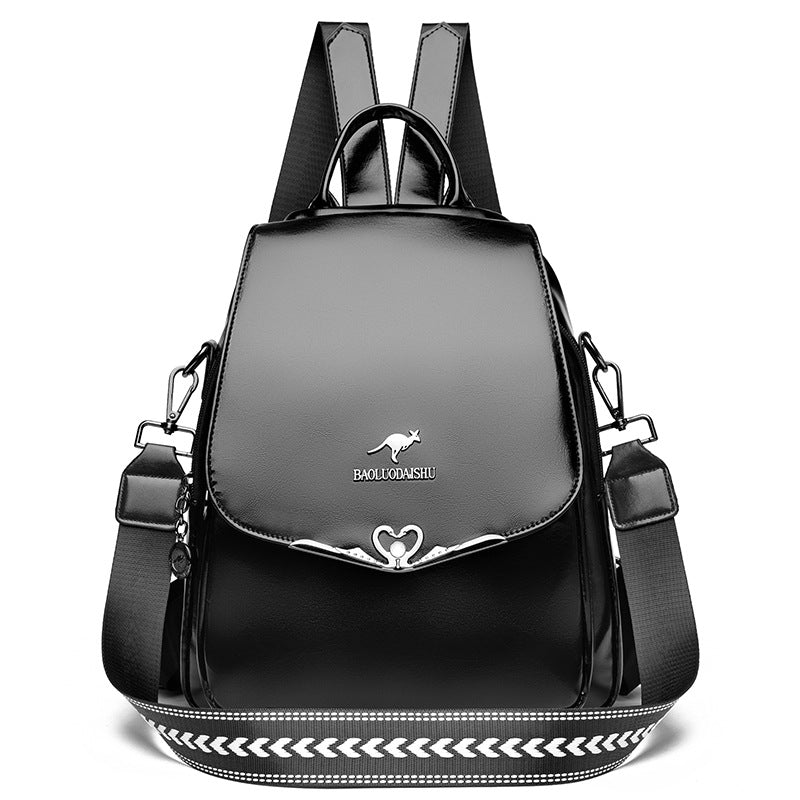 Soft Leather Large Capacity Women’s Backpack