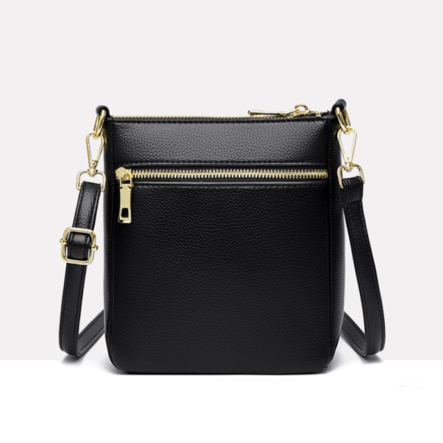 Stone Pattern Multi-Layer Crossbody Bag