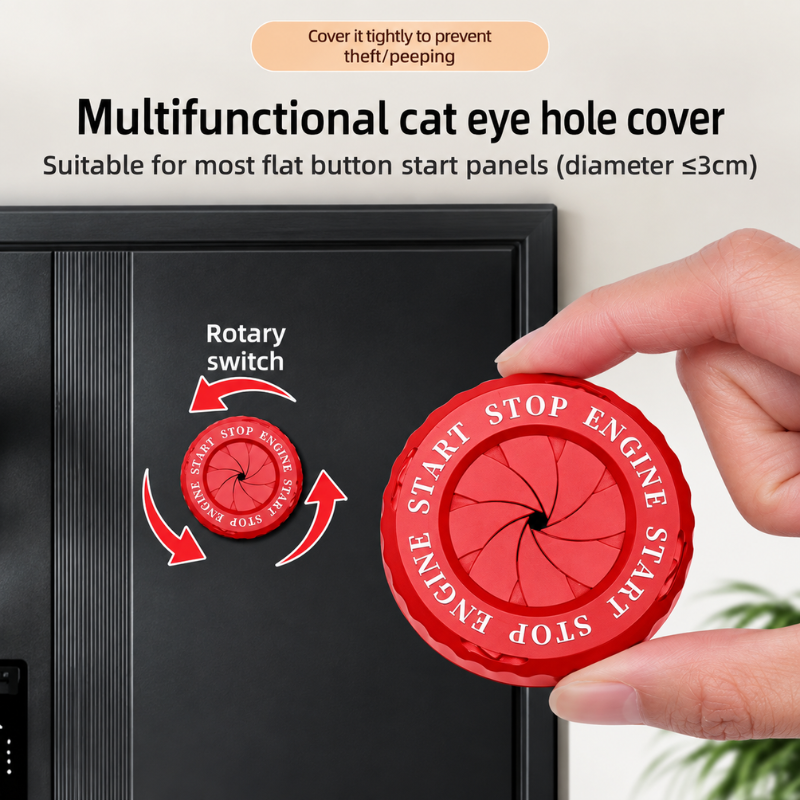 Car And Bike Spider Start Button Cover