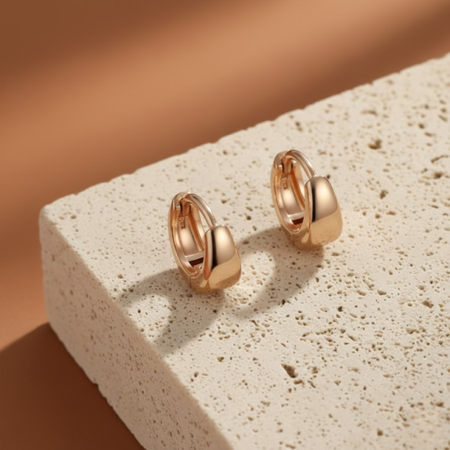 Petite Circle Earrings