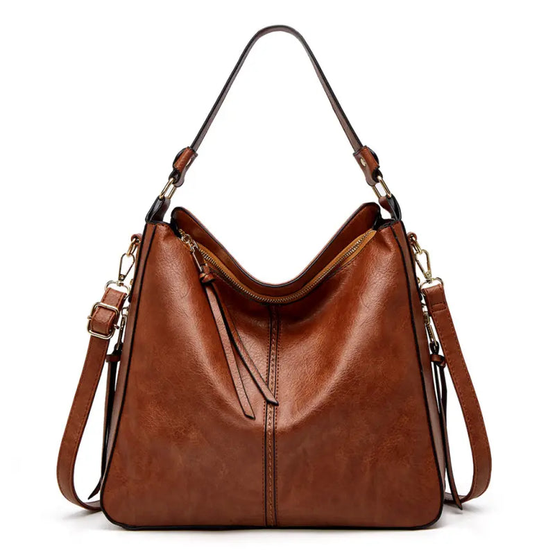 European retro shoulder crossbody tote bag with elegant style