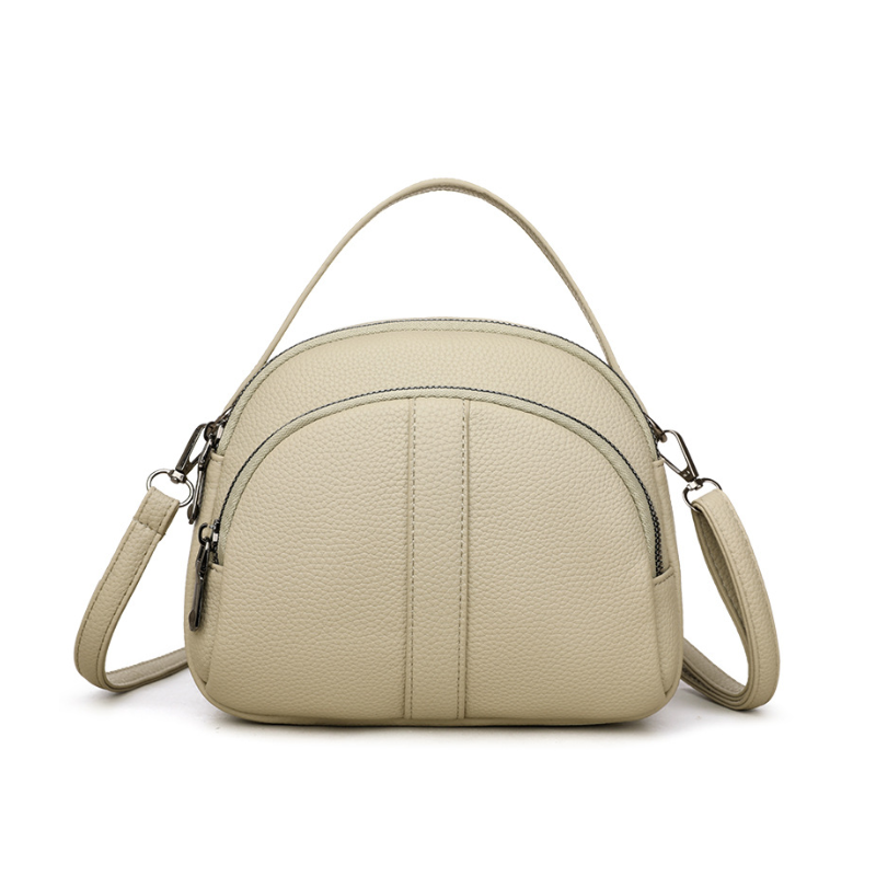 Everyday Multi-Zip Handbag